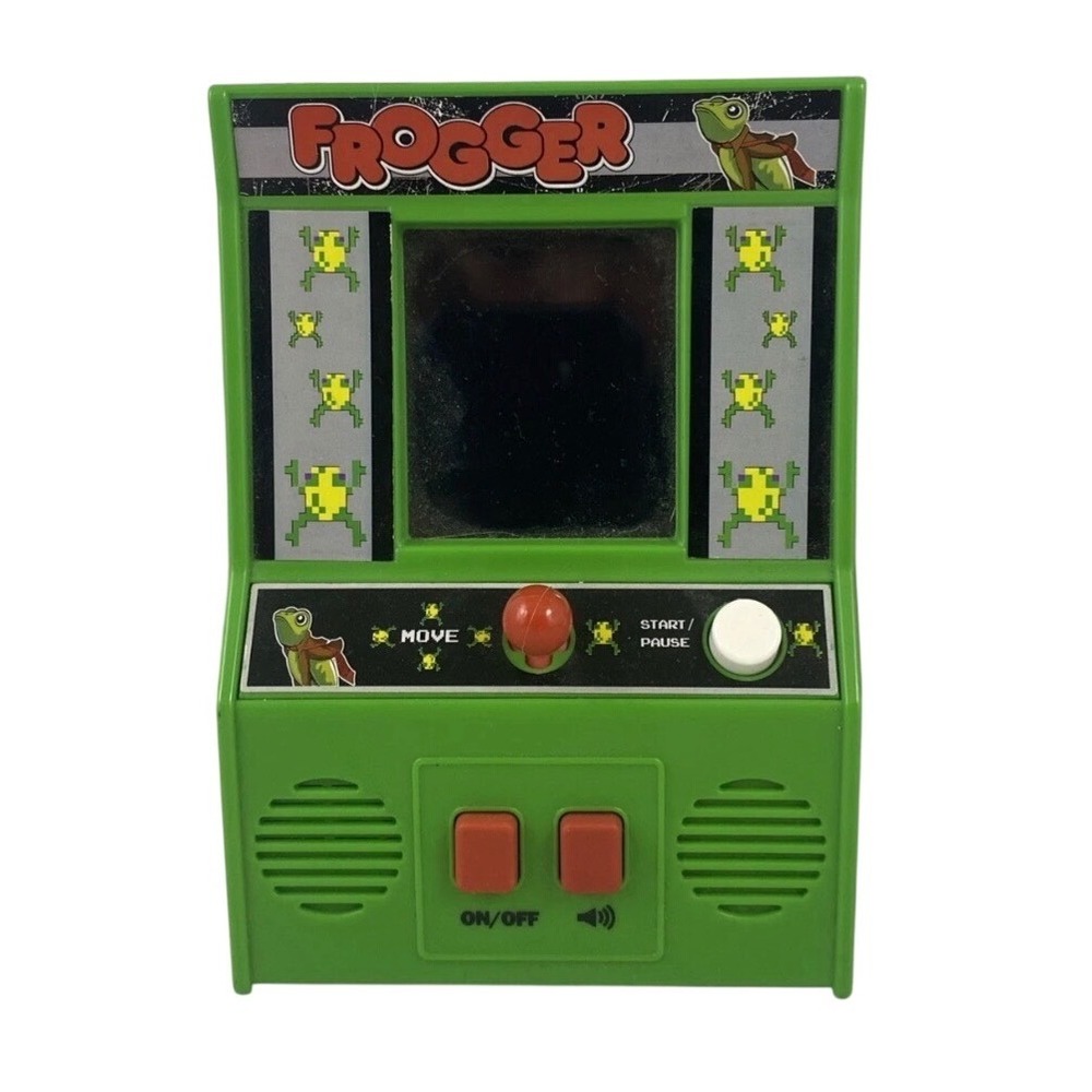 Frogger‎ Mini Arcade Game Handheld Retro Electronic Console Basic 2017 - Tested